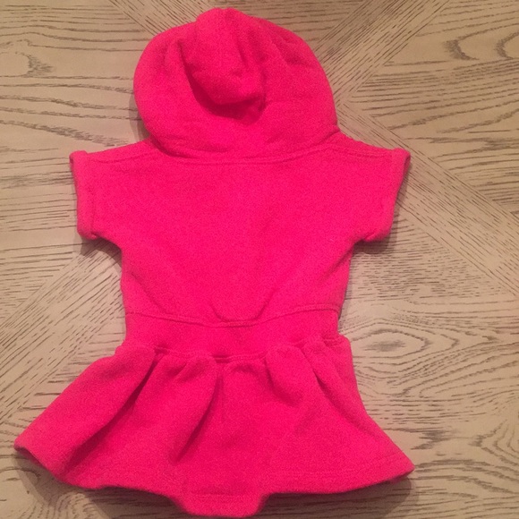 Pink hooded Polo by Ralph Lauren dress set- Sz 6mo - Picture 2 of 3